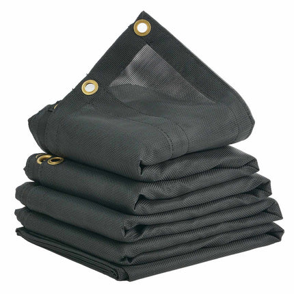 Dump Truck Mesh Tarp 7.5x18 Ft, PVC-Coated, Grommets