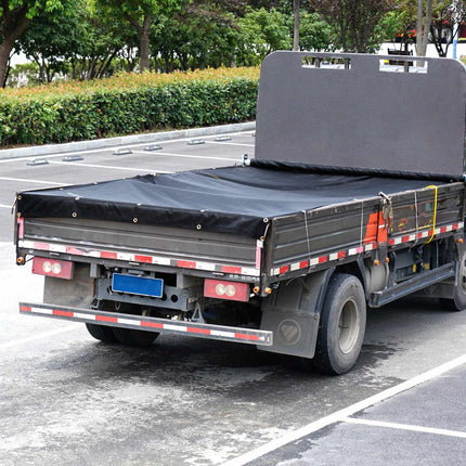 Dump Truck Mesh Tarp 7.5x18 Ft, PVC-Coated, Grommets