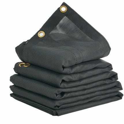 Dump Truck Mesh Tarp, 7 x 14 Ft, PVC-Coated, Grommets
