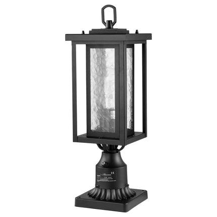 Dusk-To-Dawn Outdoor Post Lights, 2 Pack, Waterproof, 450mm