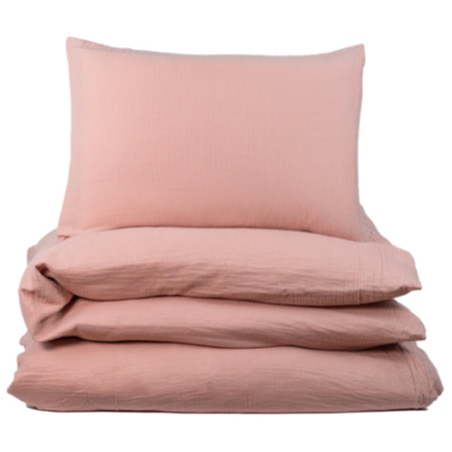 Bettbezug Bett Musselin Rose