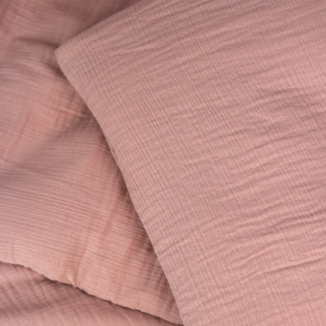 Bettbezug Bett Musselin Rose