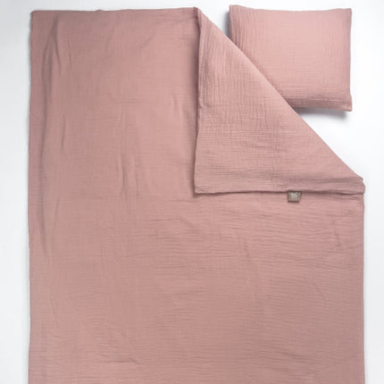 Bettbezug Bett Musselin Rose