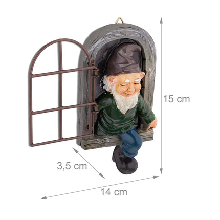 Zwerg mit Fenster