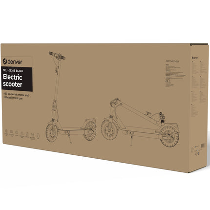 E-Scooter 450W, 20km/h, 10-Zoll-Reifen, faltbar, schwarz