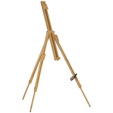 Verstellbare Staffelei aus Buchenholz für 107 cm Leinwand