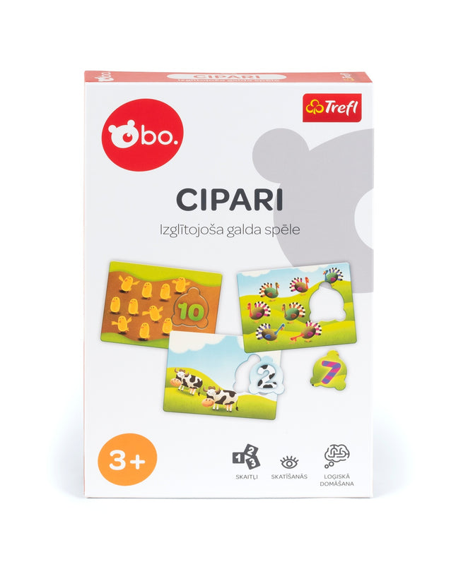Educational Board Game ""Numbers"" for Learning Math Skills