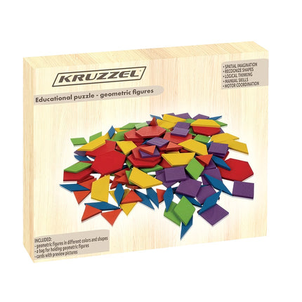 Naučné puzzle - geometrické tvary