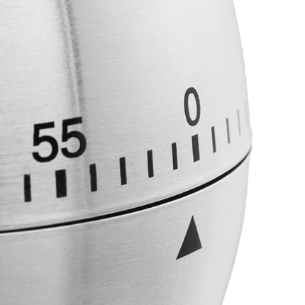 Horloge à œufs en acier inoxydable