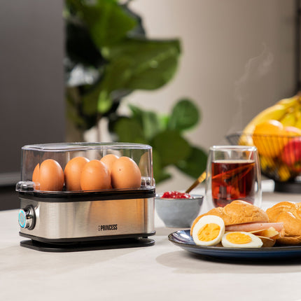 Cuiseur à œufs 6 œufs 400 watts Acier inoxydable