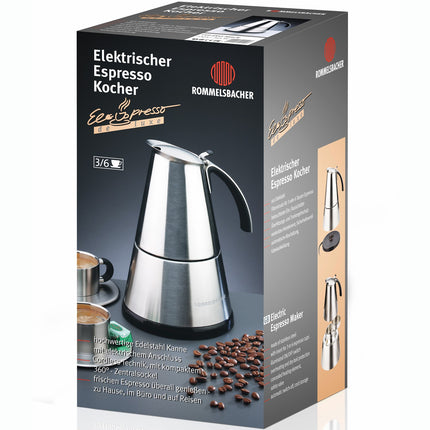 ElPresso Deluxe Suede Kaffeemaschine EKO 366/E Edelstahl