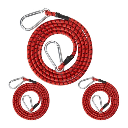Elastic band set of 3 with carabiner
