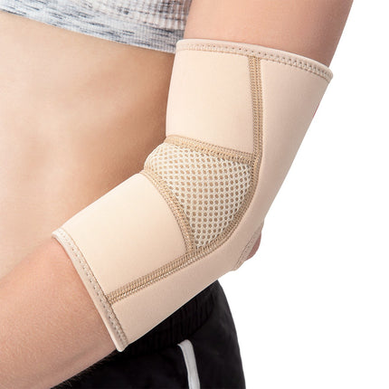Ellbogenbandage, Beige, Größe M, Kompressionsmanschette