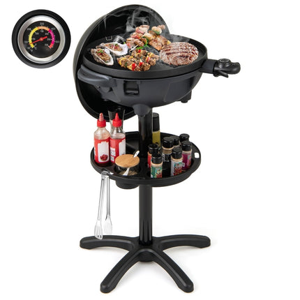 Elektrischer BBQ-Grill – 1200W, Zwei Heizzonen, Antihaftplatte