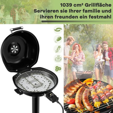 Elektrischer BBQ-Grill – Tragbar, Antihaftbeschichtet, Einstellbare Temperatur