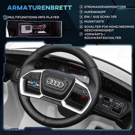 Electric car for children with remote control, 3 speeds and music function