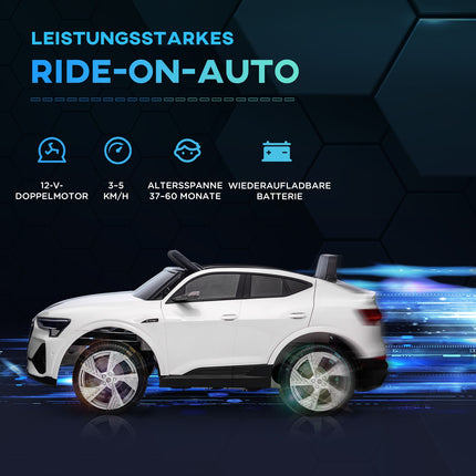 Electric car for children with remote control, 3 speeds and music function