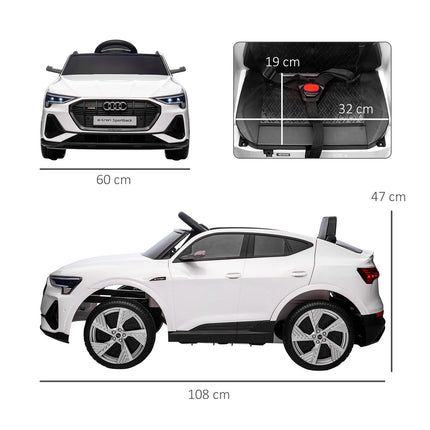 Electric car for children with remote control, 3 speeds and music function