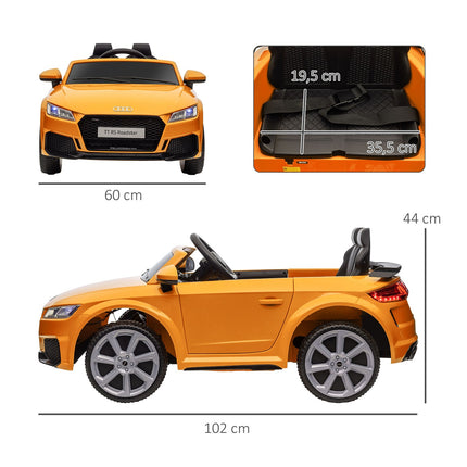 Elektrisches Kinderfahrzeug, Fernbedienung, gelb