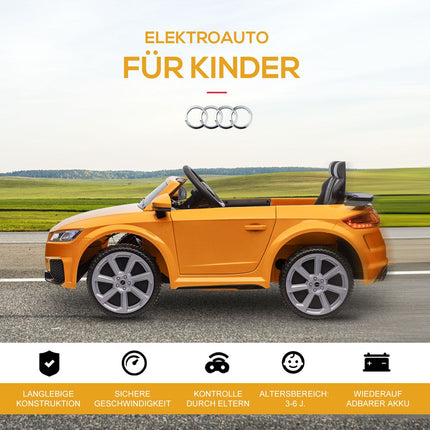 Elektrisches Kinderfahrzeug, Fernbedienung, gelb