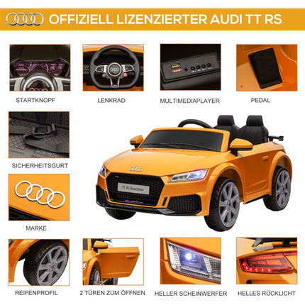 Elektrisches Kinderfahrzeug, Fernbedienung, gelb