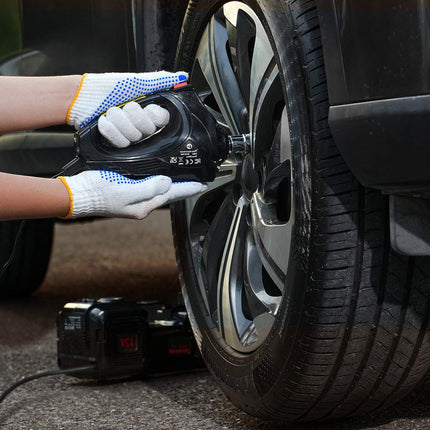 Electric Car Jack 5 Ton, 12V Inflator, Impact Wrench, LED