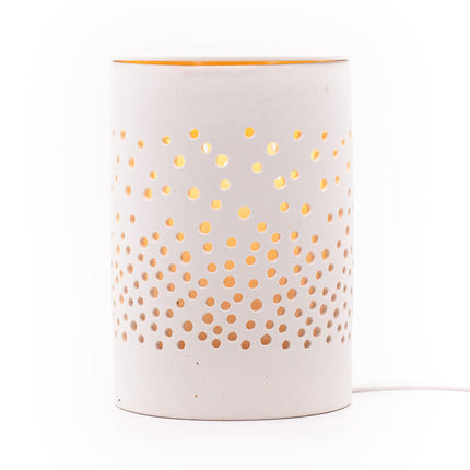 Electric Ceramic Wax Warmer, Modern Dot Design
