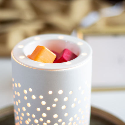 Electric Ceramic Wax Warmer, Modern Dot Design