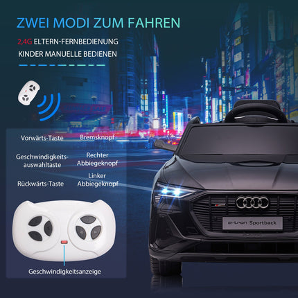Elektrisches Kinderauto mit Fernbedienung, Sicherheitsgurt und Musik, 3-5 Jahre