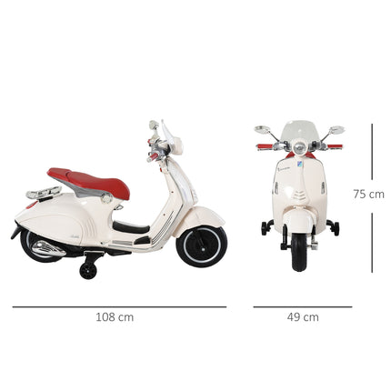Elektrisches Kindermotorrad mit MP3 und Lichtern, 3-6 Jahre