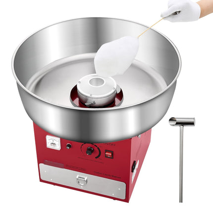 Electric Cotton Candy Machine, 1000W, 52cm Bowl, Drawer