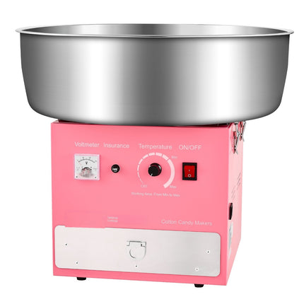 Electric Cotton Candy Machine, 1000W, 52cm Bowl, Pink