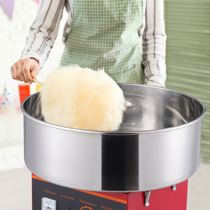 Electric Cotton Candy Machine 1000W, Stainless Bowl, Drawer
