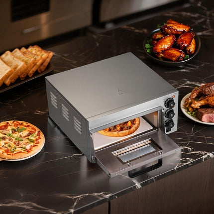 Electric Countertop Pizza Oven, 14-Inch, Temp Timer Control