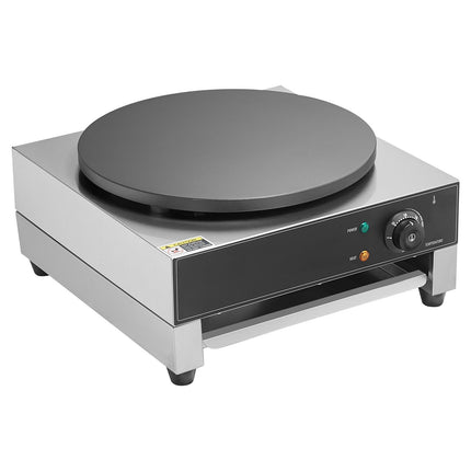 Electric Crepe Maker 16-Inch, 3000W, Temp Control