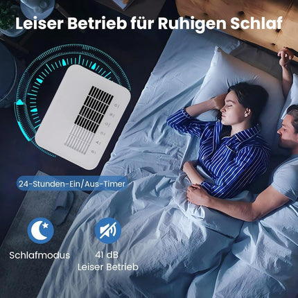 Electric Dehumidifier, 25.5L/Day, 25㎡ Coverage, Quiet Mode