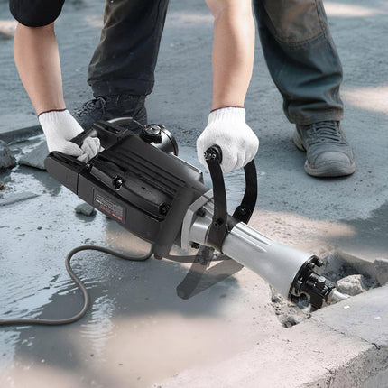 Electric Demolition Jack Hammer 2800W, 1200 BPM, 4 Chisels