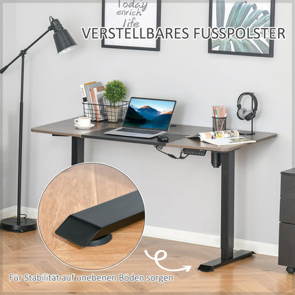 Elektrisches Stehschreibtischgestell, motorisiert höhenverstellbar, 140x70cm