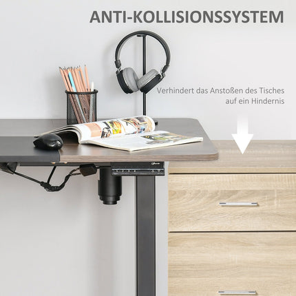 Elektrisches Stehschreibtischgestell, motorisiert höhenverstellbar, 140x70cm