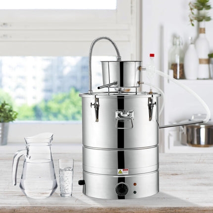 Electric Distillation Still 34.1L, Thumper Keg, Pump