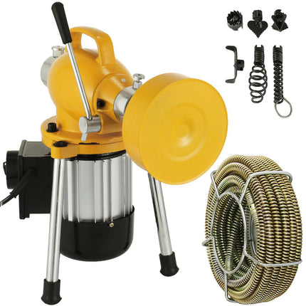 Electric Drain Auger 400W, 20m Cable, 20–100mm