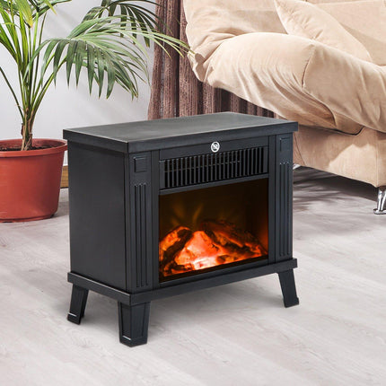 Elektrischer Ofen - 600/1200W, schwarz, 34x17x31 cm