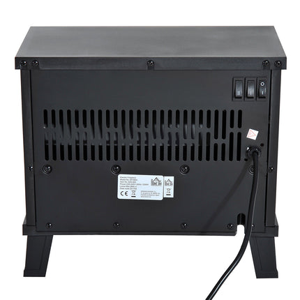 Elektrischer Ofen - 600/1200W, schwarz, 34x17x31 cm