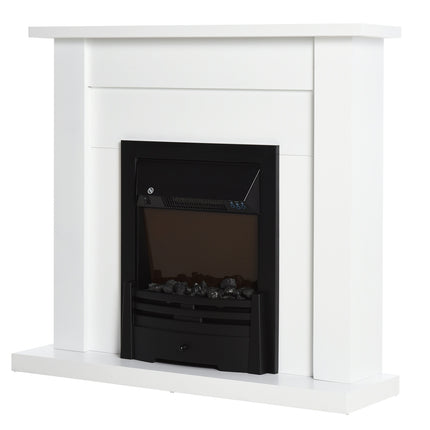 Electric Fireplace with Shelves, 1000W/2000W, 20-25 m²