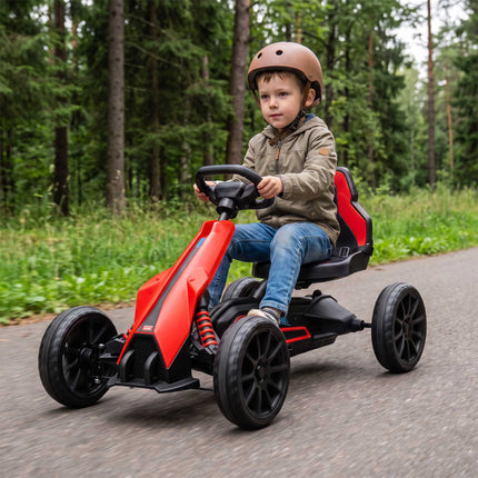 Electric Go-Kart for Kids, Adjustable Speed, EVA Wheels