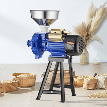Electric Grain Mill Grinder 3000W, Adjustable Fineness