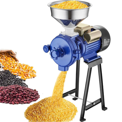 Electric Grain Mill Grinder 3000W, Adjustable Fineness