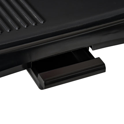 Elektrický gril, nepřilnavá deska, nastavitelný termostat, 1600W