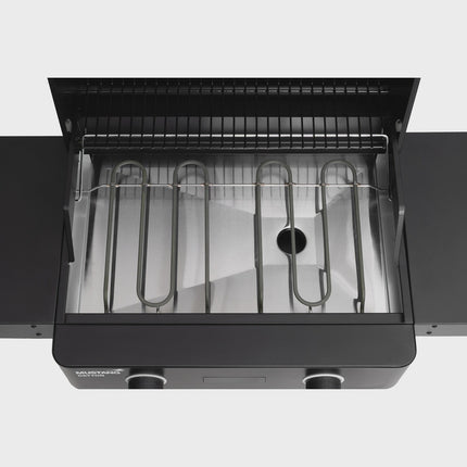 Elektrický gril s vozíkem, dvě topné zóny, 2300W