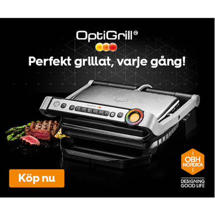 Elektrogrill mit Sensor, 9 Programmen, antihaftbeschichtete Platten